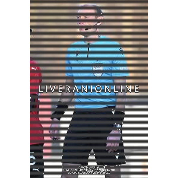 © TVRG l\'arbitro Vladimir Moskalev (RUS) Milan vs Liverpool UEFA Youth League fase a gironi 6a giornata - gruppo B Milano 07-12-2021 Centro sportivo Peppino Vismara foto Roberto Garavaglia/ag. Aldo Liverani sas/AGENZIA ALDO LIVERANI SAS