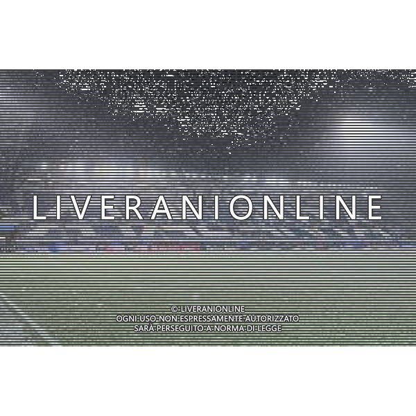 Forte nevicata prima della gara sul campo dello Stadio Atalanta vs Villareal UEFA Champions League fase a gironi 6a giornata - gruppo F Bergamo 08-12-2021 Stadio Atleti Azzurri d\'Italia - Gewiss Stadium foto Roberto Garavaglia/ag. Aldo Liverani sas/AGENZIA ALDO LIVERANI SAS