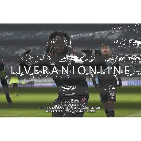Torino 08.12.2021 Stadio Allianz Stadium ©Alessandro Falzone/Agenzia Aldo Liverani Juventus vs MALMOE FF Champions League 2021/2022 Nella foto : Esultanza gol di Moise Kean ©FALZONE/AGENZIA ALDO LIVERANI SAS