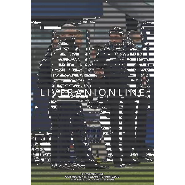 Torino 08.12.2021 Stadio Allianz Stadium ©Alessandro Falzone/Agenzia Aldo Liverani Juventus vs MALMOE FF Champions League 2021/2022 Nella foto : Andrea Agnelli-Pavel Neved-Maurizio Arrivabene ©FALZONE/AGENZIA ALDO LIVERANI SAS