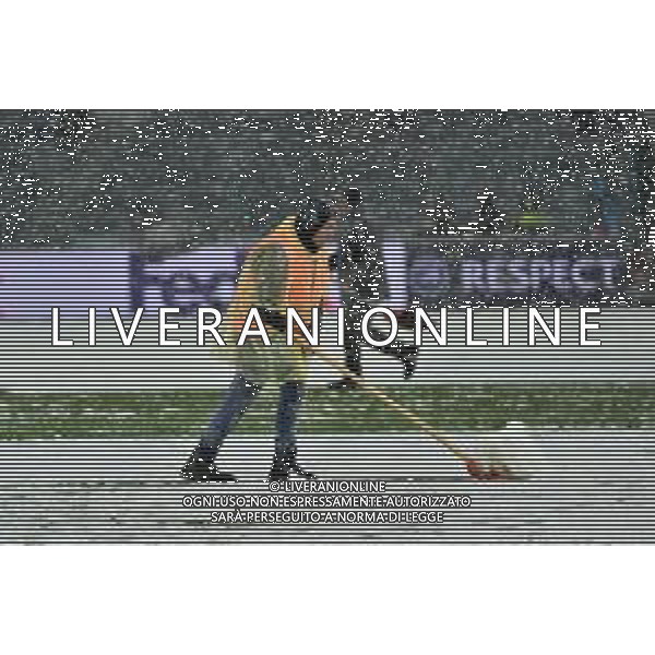 fitta nevicata prima della gara Atalanta vs Villareal UEFA Champions League fase a gironi 6a giornata - gruppo F Bergamo 08-12-2021 Stadio Atleti Azzurri d\'Italia - Gewiss Stadium foto Roberto Garavaglia/ag. Aldo Liverani sas
