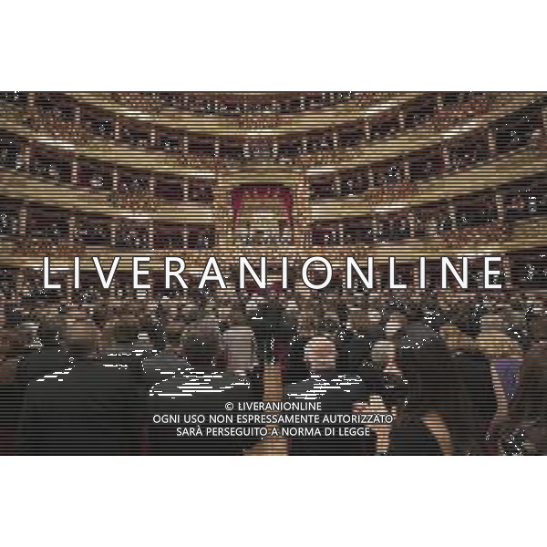 Il Presidente della Repubblica Sergio Mattarella e la Sig.ra Laura,in occasione del “Macbeth”,prima della stagione d’opera e balletto 2021-2022 del Teatro alla Scala (Foto di Francesco Ammendola - Ufficio per la Stampa e la Comunicazione della Presidenza della Repubblica) AG ALDO LIVERANI SAS