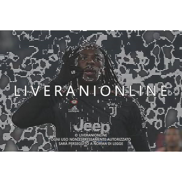Torino 08.12.2021 Stadio Allianz Stadium ©Alessandro Falzone/Agenzia Aldo Liverani Juventus vs MALMÖ FF Champions League 2021/2022 Nella foto : Esultanza gol di Moise Kean ©FALZONE/AGENZIA ALDO LIVERANI SAS