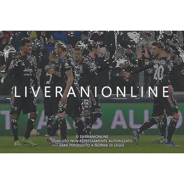 Torino 08.12.2021 Stadio Allianz Stadium ©Alessandro Falzone/Agenzia Aldo Liverani Juventus vs MALMÖ FF Champions League 2021/2022 Nella foto : De Winter-Bonucci-Arthur-Alex Sandro-Rugani Rabiot ©FALZONE/AGENZIA ALDO LIVERANI SAS