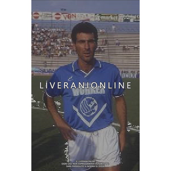 RETROSPETTIVA FRANCO TURCHETTA CALCIATORE NELLA FOTO FRANCO TURCHETTA CON LA MAGLIA DEL BRESCIA CALCIO AG ALDO LIVERANI SAS