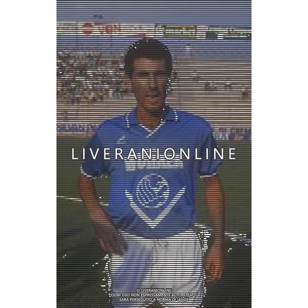RETROSPETTIVA FRANCO TURCHETTA CALCIATORE NELLA FOTO FRANCO TURCHETTA CON LA MAGLIA DEL BRESCIA CALCIO AG ALDO LIVERANI SAS