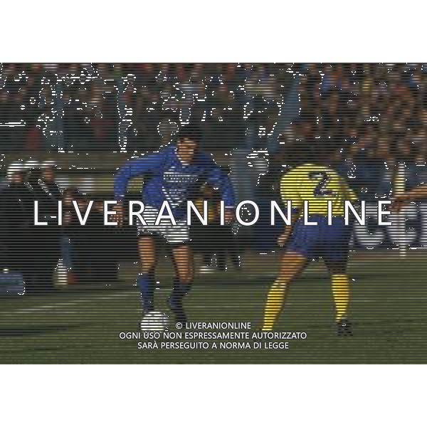 RETROSPETTIVA FRANCO TURCHETTA CALCIATORE NELLA FOTO FRANCO TURCHETTA CON LA MAGLIA DEL BRESCIA CALCIO AG ALDO LIVERANI SAS