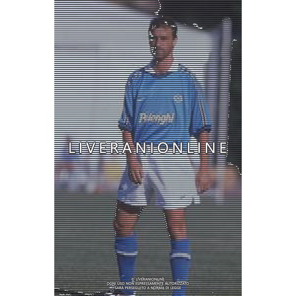 RETROSPETTIVA FRANCESCO TURRINI CALCIATORE NELLA FOTO FRANCESCO TURRINI CON LA MAGLIA DEL NAPOLI CALCIO AG ALDO LIVERANI SAS