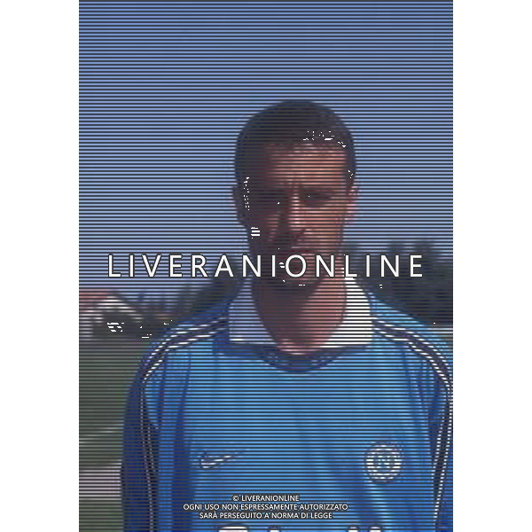 RETROSPETTIVA FRANCESCO TURRINI CALCIATORE NELLA FOTO FRANCESCO TURRINI CON LA MAGLIA DEL NAPOLI CALCIO AG ALDO LIVERANI SAS