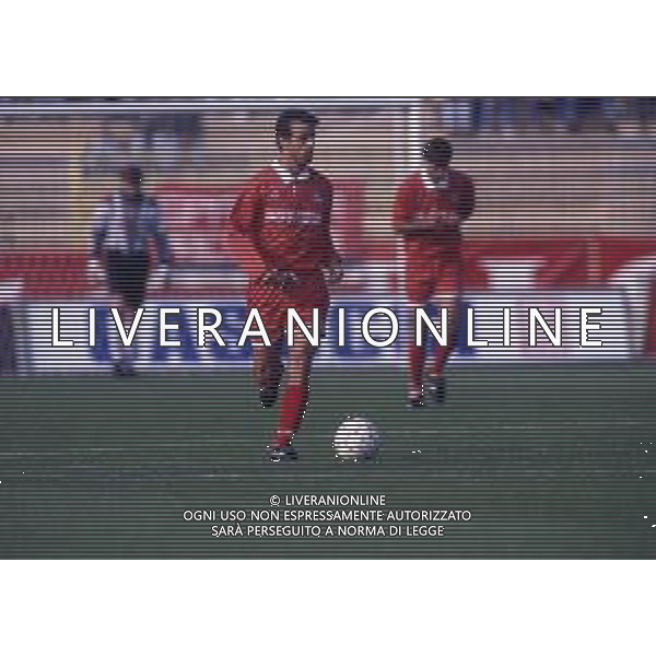 RETROSPETTIVA FRANCESCO TURRINI CALCIATORE NELLA FOTO FRANCESCO TURRINI CON LA MAGLIA DEL PIACENZA CALCIO AG ALDO LIVERANI SAS