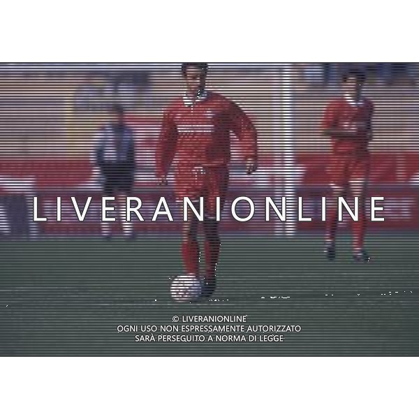 RETROSPETTIVA FRANCESCO TURRINI CALCIATORE NELLA FOTO FRANCESCO TURRINI CON LA MAGLIA DEL PIACENZA CALCIO AG ALDO LIVERANI SAS