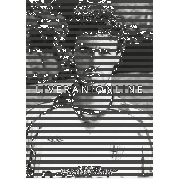 RETROSPETTIVA FRANCESCO TURRINI CALCIATORE NELLA FOTO FRANCESCO TURRINI CON LA MAGLIA DEL PARMA CALCIO AG ALDO LIVERANI SAS