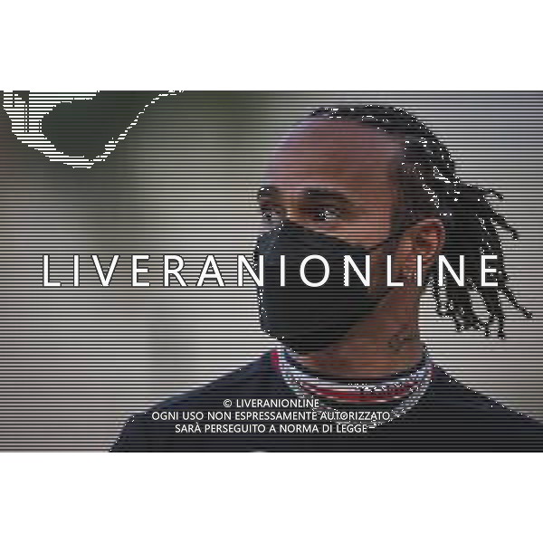 Lewis Hamilton (GBR), Mercedes AMG F1 09.12.2021. Formula 1 World Championship, Rd 22, Abu Dhabi Grand Prix, Yas Marina Circuit, Abu Dhabi, Preparation Day. - www.xpbimages.com, EMail: requests@xpbimages.com © Copyright: Charniaux / XPB Images/AGENZIA ALDO LIVERANI SAS - ITALY ONLY EDITORIAL USE ONLY