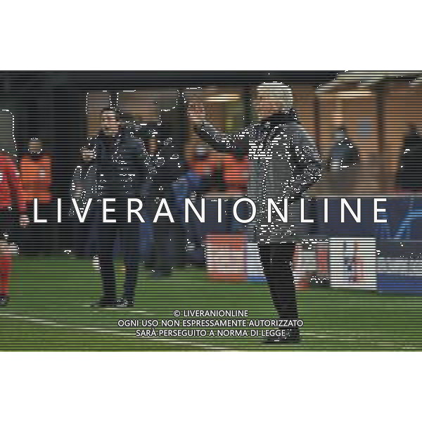 Unai Emery allenatore Villareal e Gian Piero Gasperini allenatore Atalanta Atalanta vs Villareal UEFA Champions League fase a gironi recupero 6a giornata - gruppo F Bergamo 09-12-2021 Stadio Atleti Azzurri d\'Italia - Gewiss Stadium foto Roberto Garavaglia/ag. Aldo Liverani sas/AGENZIA ALDO LIVERANI SAS