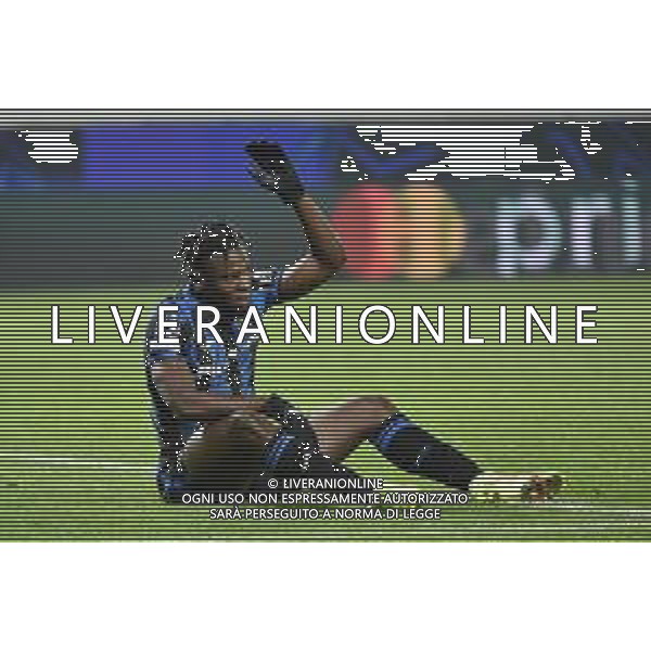 Duvan Zapata (Atalanta) Atalanta vs Villareal UEFA Champions League fase a gironi recupero 6a giornata - gruppo F Bergamo 09-12-2021 Stadio Atleti Azzurri d\'Italia - Gewiss Stadium foto Roberto Garavaglia/ag. Aldo Liverani sas/AGENZIA ALDO LIVERANI SAS