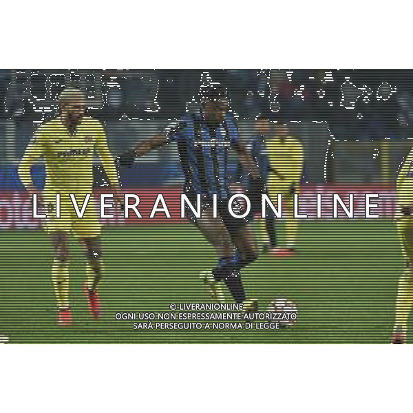 Duvan Zapata (Atalanta) Atalanta vs Villareal UEFA Champions League fase a gironi recupero 6a giornata - gruppo F Bergamo 09-12-2021 Stadio Atleti Azzurri d\'Italia - Gewiss Stadium foto Roberto Garavaglia/ag. Aldo Liverani sas/AGENZIA ALDO LIVERANI SAS