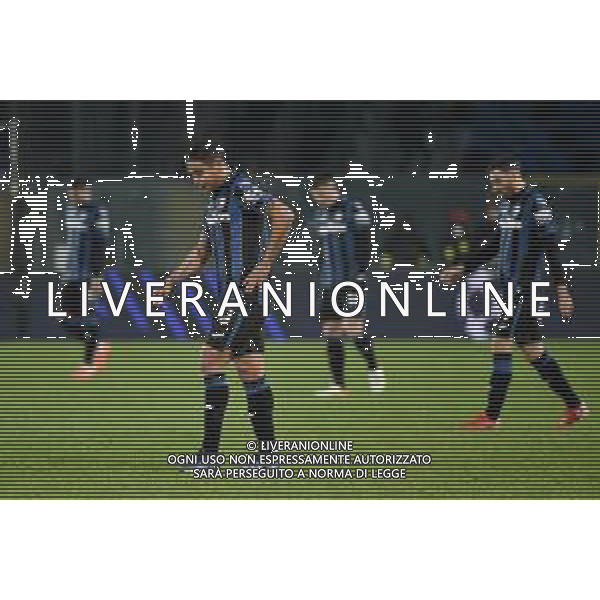 delusione Atalanta a fine gara - luis muriel Atalanta vs Villareal UEFA Champions League fase a gironi recupero 6a giornata - gruppo F Bergamo 09-12-2021 Stadio Atleti Azzurri d\'Italia - Gewiss Stadium foto Roberto Garavaglia/ag. Aldo Liverani sas/AGENZIA ALDO LIVERANI SAS