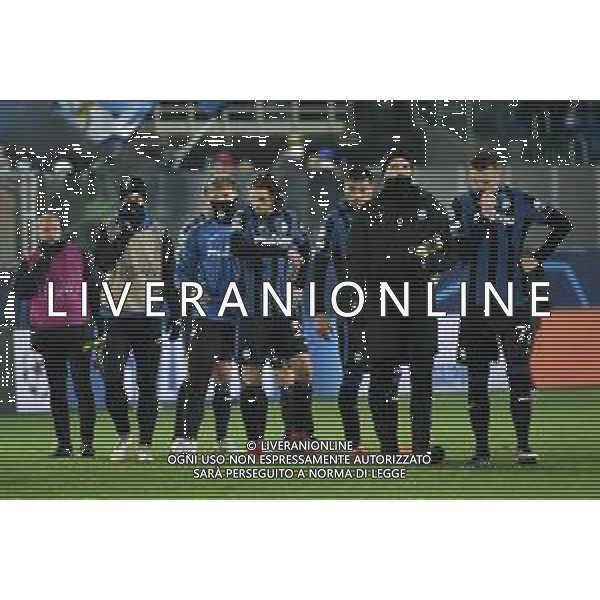 delusione Atalanta a fine gara Atalanta vs Villareal UEFA Champions League fase a gironi recupero 6a giornata - gruppo F Bergamo 09-12-2021 Stadio Atleti Azzurri d\'Italia - Gewiss Stadium foto Roberto Garavaglia/ag. Aldo Liverani sas/AGENZIA ALDO LIVERANI SAS