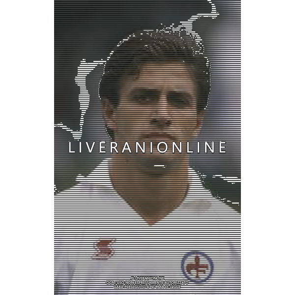 RETROSPETTIVA ALBERTO DI CHIARA CALCIATORE NELLA FOTO ALBERTO DI CHIARA CON LA MAGLIA DELLA FIORENTINA CALCIO AG ALDO LIVERANI SAS