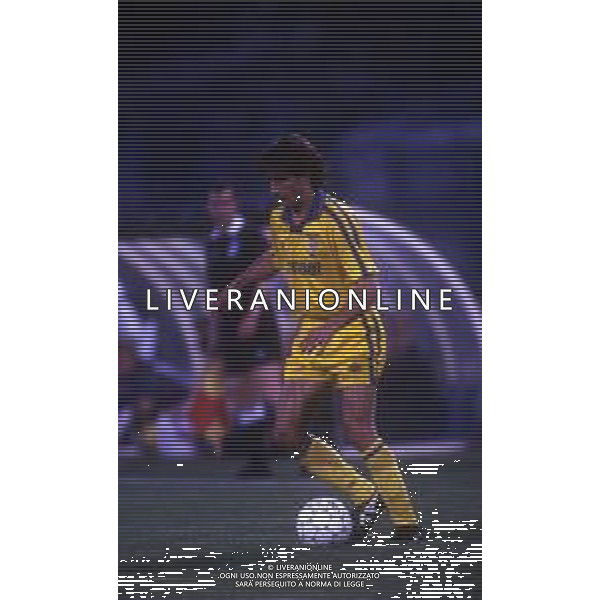 RETROSPETTIVA ALBERTO DI CHIARA CALCIATORE NELLA FOTO ALBERTO DI CHIARA CON LA MAGLIA DEL PARMA CALCIO AG ALDO LIVERANI SAS