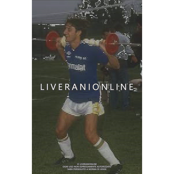 RETROSPETTIVA ALBERTO DI CHIARA CALCIATORE NELLA FOTO ALBERTO DI CHIARA CON LA MAGLIA DEL PARMA CALCIO AG ALDO LIVERANI SAS