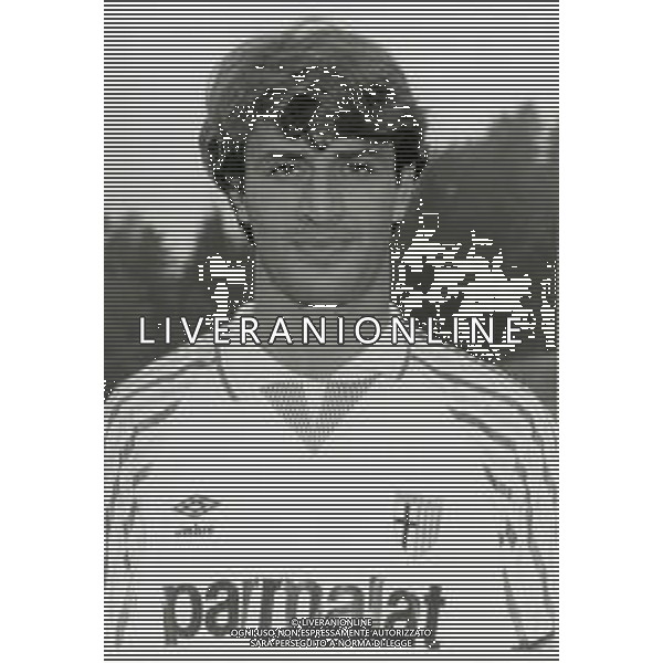RETROSPETTIVA ALBERTO DI CHIARA CALCIATORE NELLA FOTO ALBERTO DI CHIARA CON LA MAGLIA DEL PARMA CALCIO AG ALDO LIVERANI SAS