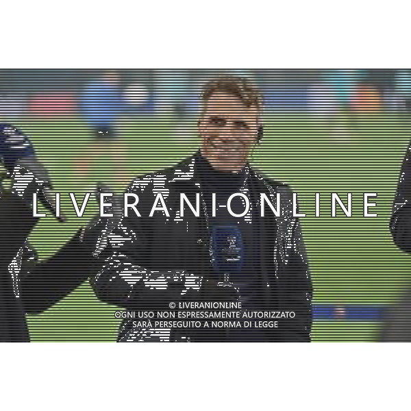 Gianfranco Zola ex giocatore commentatore tecnico per Prime Video Atalanta vs Villareal UEFA Champions League fase a gironi recupero 6a giornata - gruppo F Bergamo 09-12-2021 Stadio Atleti Azzurri d\'Italia - Gewiss Stadium foto Roberto Garavaglia/ag. Aldo Liverani sas/AGENZIA ALDO LIVERANI SAS