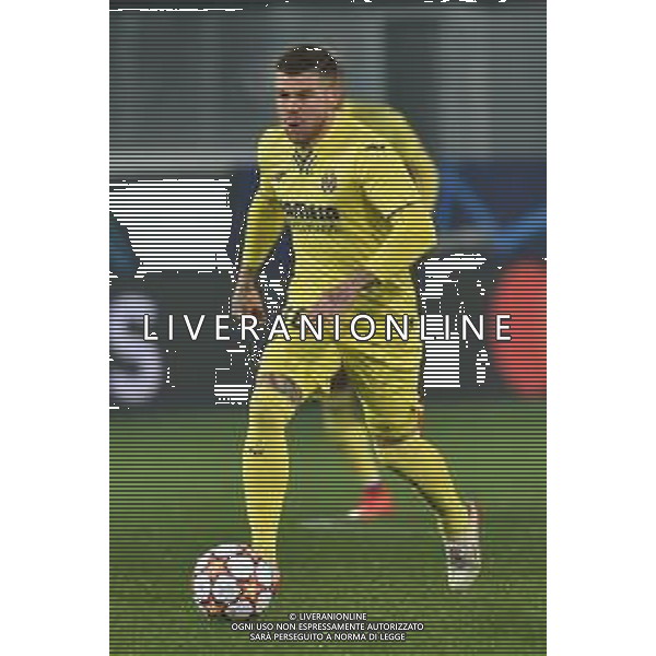 Alberto Moreno (Villareal) Atalanta vs Villareal UEFA Champions League fase a gironi recupero 6a giornata - gruppo F Bergamo 09-12-2021 Stadio Atleti Azzurri d\'Italia - Gewiss Stadium foto Roberto Garavaglia/ag. Aldo Liverani sas/AGENZIA ALDO LIVERANI SAS