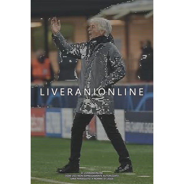 Gian Piero Gasperini allenatore Atalanta Atalanta vs Villareal UEFA Champions League fase a gironi recupero 6a giornata - gruppo F Bergamo 09-12-2021 Stadio Atleti Azzurri d\'Italia - Gewiss Stadium foto Roberto Garavaglia/ag. Aldo Liverani sas/AGENZIA ALDO LIVERANI SAS