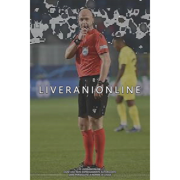 l\'arbitro Anthony Taylor (ENG) Atalanta vs Villareal UEFA Champions League fase a gironi recupero 6a giornata - gruppo F Bergamo 09-12-2021 Stadio Atleti Azzurri d\'Italia - Gewiss Stadium foto Roberto Garavaglia/ag. Aldo Liverani sas/AGENZIA ALDO LIVERANI SAS