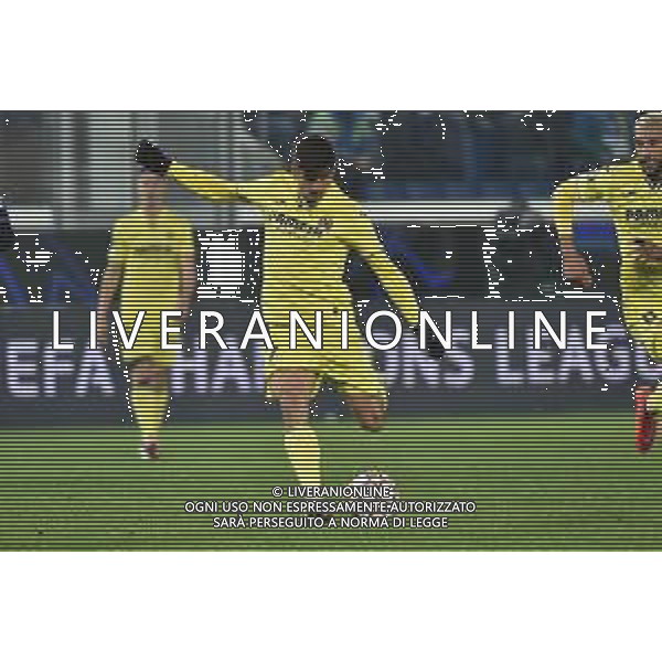 Gerard Moreno (Villareal) Atalanta vs Villareal UEFA Champions League fase a gironi recupero 6a giornata - gruppo F Bergamo 09-12-2021 Stadio Atleti Azzurri d\'Italia - Gewiss Stadium foto Roberto Garavaglia/ag. Aldo Liverani sas/AGENZIA ALDO LIVERANI SAS