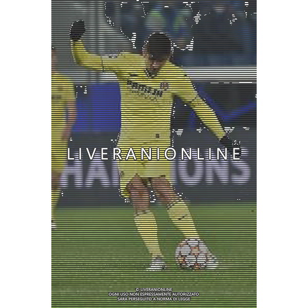 Gerard Moreno (Villareal) Atalanta vs Villareal UEFA Champions League fase a gironi recupero 6a giornata - gruppo F Bergamo 09-12-2021 Stadio Atleti Azzurri d\'Italia - Gewiss Stadium foto Roberto Garavaglia/ag. Aldo Liverani sas/AGENZIA ALDO LIVERANI SAS