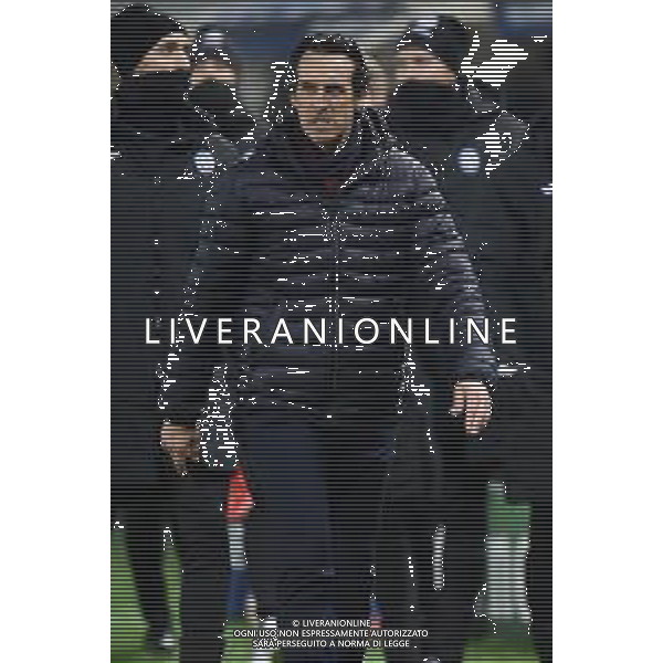 Unai Emery allenatore Villareal Atalanta vs Villareal UEFA Champions League fase a gironi recupero 6a giornata - gruppo F Bergamo 09-12-2021 Stadio Atleti Azzurri d\'Italia - Gewiss Stadium foto Roberto Garavaglia/ag. Aldo Liverani sas/AGENZIA ALDO LIVERANI SAS