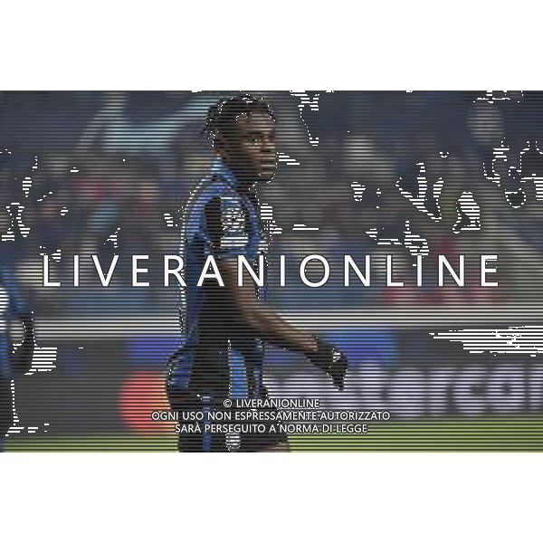Duvan Zapata (Atalanta) Atalanta vs Villareal UEFA Champions League fase a gironi recupero 6a giornata - gruppo F Bergamo 09-12-2021 Stadio Atleti Azzurri d\'Italia - Gewiss Stadium foto Roberto Garavaglia/ag. Aldo Liverani sas/AGENZIA ALDO LIVERANI SAS