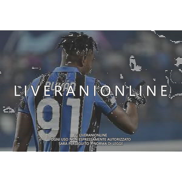 Duvan Zapata (Atalanta) Atalanta vs Villareal UEFA Champions League fase a gironi recupero 6a giornata - gruppo F Bergamo 09-12-2021 Stadio Atleti Azzurri d\'Italia - Gewiss Stadium foto Roberto Garavaglia/ag. Aldo Liverani sas/AGENZIA ALDO LIVERANI SAS
