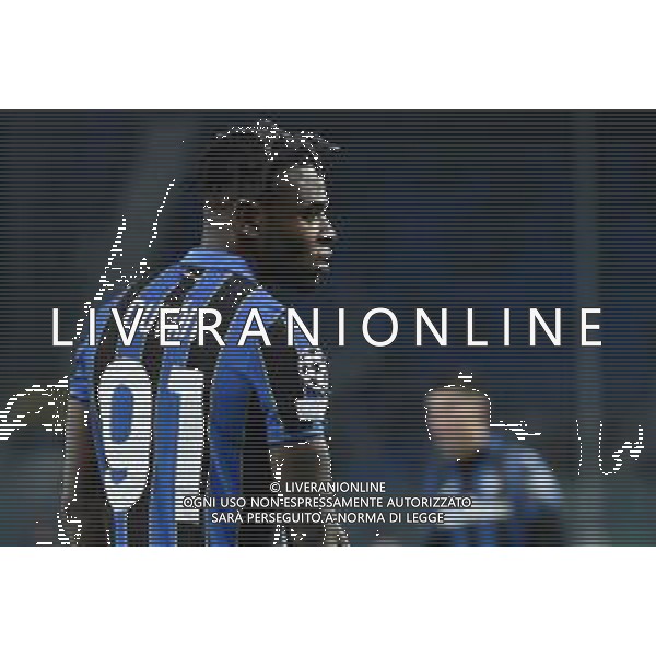 Duvan Zapata (Atalanta) Atalanta vs Villareal UEFA Champions League fase a gironi recupero 6a giornata - gruppo F Bergamo 09-12-2021 Stadio Atleti Azzurri d\'Italia - Gewiss Stadium foto Roberto Garavaglia/ag. Aldo Liverani sas/AGENZIA ALDO LIVERANI SAS