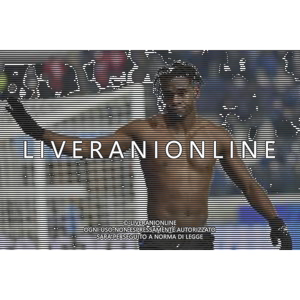 Duvan Zapata (Atalanta) Atalanta vs Villareal UEFA Champions League fase a gironi recupero 6a giornata - gruppo F Bergamo 09-12-2021 Stadio Atleti Azzurri d\'Italia - Gewiss Stadium foto Roberto Garavaglia/ag. Aldo Liverani sas/AGENZIA ALDO LIVERANI SAS