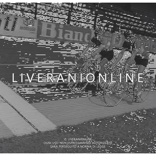 1955 MILANO PROVE DI CICLISMO AL VIGORELLI AG ALDO LIVERANI SAS
