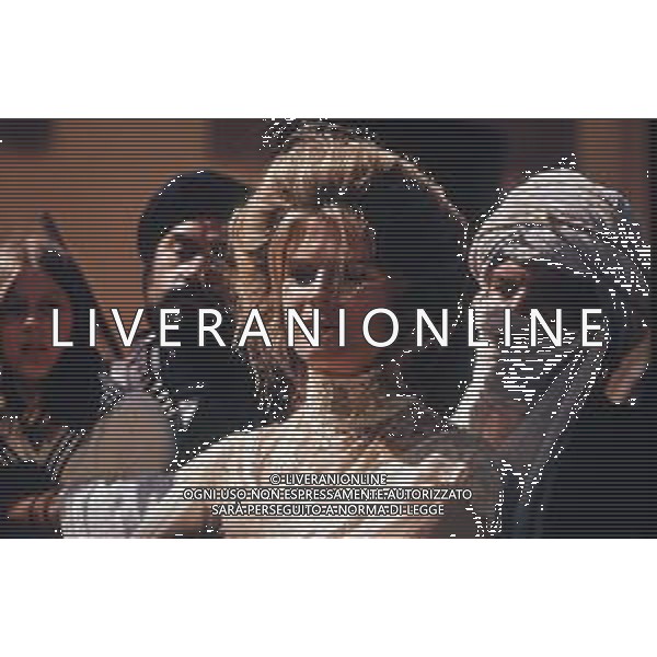 RETROSPETTIVA CANDICE BERGEN ATTRICE NELLA FOTO CANDICE BERGEN SET DEL FILM“IL VENTO E IL LEONE“ AG ALDO LIVERANI SAS