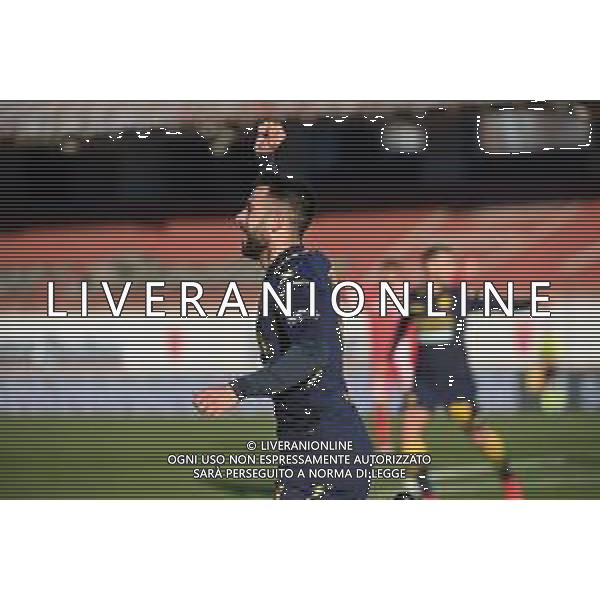 ¬© TVRG Luca Garritano (Frosinone) esulta dopo il gol dell\'1 a 0 Monza vs Frosinone Campionato Serie BKT - 17a giornata Monza 11-12-2021 U-Power Stadium foto Roberto Garavaglia/ag. Aldo Liverani sas /AGENZIA ALDO LIVERANI SAS