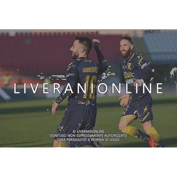 ¬© TVRG Luca Garritano (Frosinone) esulta dopo il gol dell\'1 a 0 Monza vs Frosinone Campionato Serie BKT - 17a giornata Monza 11-12-2021 U-Power Stadium foto Roberto Garavaglia/ag. Aldo Liverani sas /AGENZIA ALDO LIVERANI SAS