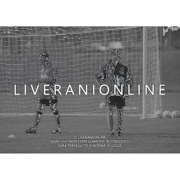 1993 SETTEMBRE MILANELLO ALLENAMENTO MILAN NELLA FOTO MARCO SIMONE E ALESSANDRO ORLANDO AG ALDO LIVERANI SAS