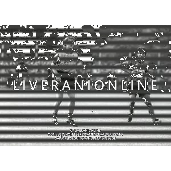 1993 SETTEMBRE MILANELLO ALLENAMENTO MILAN NELLA FOTO FLORIN RADUCIOIU E FERNANDO DE NAPOLI AG ALDO LIVERANI SAS