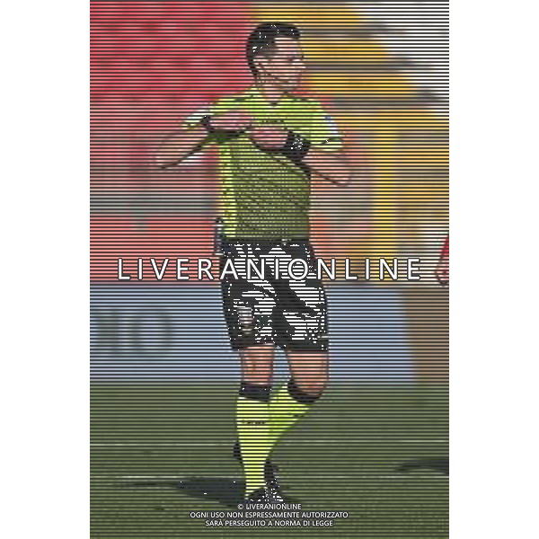 © TVRG l\'arbitro Ivano Pezzuto di Lecce Monza vs Frosinone Campionato Serie BKT - 17a giornata Monza 11-12-2021 U-Power Stadium foto Roberto Garavaglia/ag. Aldo Liverani sas /AGENZIA ALDO LIVERANI SAS