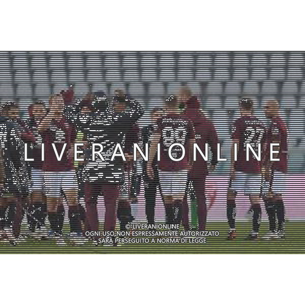 Torino 12.12.2021 Stadio Grande Torino Torino vs Bologna Campionato Serie A 2021/2022 ©Manuela Viganti/Agenzia Aldo Liverani Nella foto: festa torino a fine gara
