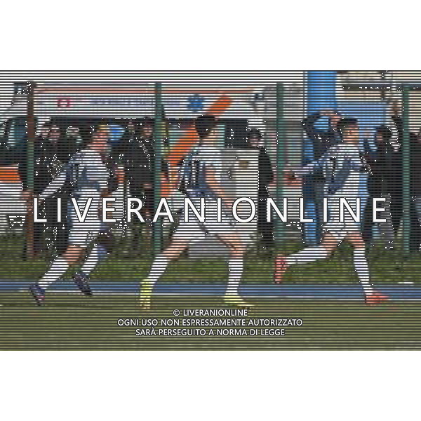 ¬© TVRG esultanza Lecco dopo il gol dell\'1 a 0 Luca Giudici Seregno vs Lecco Campionato Serie C girone A - 18a giornata Seregno (MB) 12-12-2021 Stadio Ferruccio foto Roberto Garavaglia/ag. Aldo Liverani sas/AGENZIA ALDO LIVERANI SAS