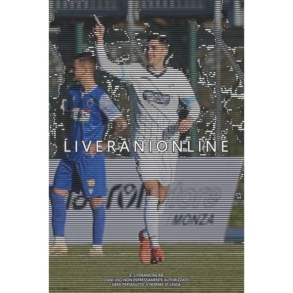 ¬© TVRG Luca Giudici (Lecco) esulta dopo il gol dell\'1 a 0 Seregno vs Lecco Campionato Serie C girone A - 18a giornata Seregno (MB) 12-12-2021 Stadio Ferruccio foto Roberto Garavaglia/ag. Aldo Liverani sas/AGENZIA ALDO LIVERANI SAS