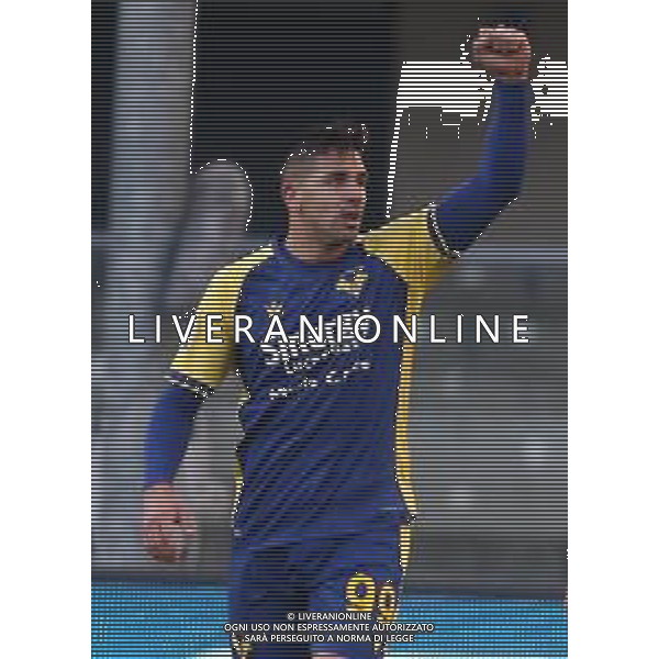 HELLAS VERONA - ATALANTA CAMPIONATO CALCIO SERIE A TIM 12.12.2021 NELLA FOTO ESULTANZA DOPO IL GOL DI GIOVANNI SIMEONE ©SANTANDREA/AGENZIA ALDO LIVERANI SAS