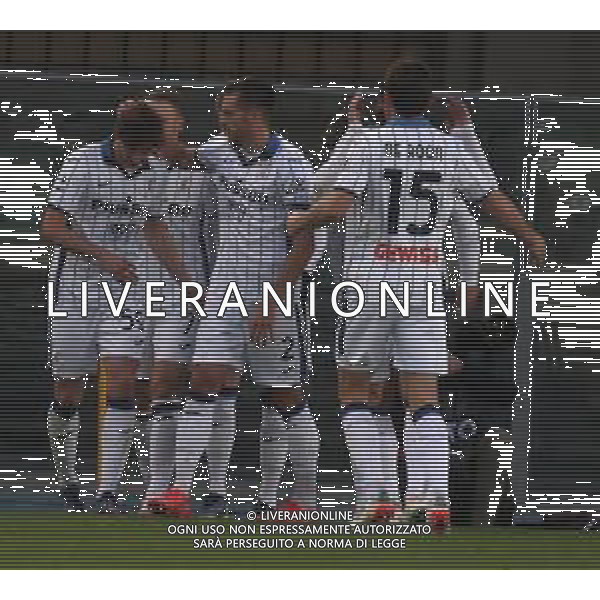 HELLAS VERONA - ATALANTA CAMPIONATO CALCIO SERIE A TIM 12.12.2021 NELLA FOTO ESULTANZA DOPO IL GOL DI TEUN KOOPMEINERS ©SANTANDREA/AGENZIA ALDO LIVERANI SAS