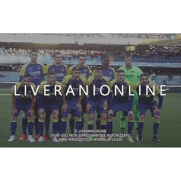 HELLAS VERONA - ATALANTA CAMPIONATO CALCIO SERIE A TIM 12.12.2021 NELLA FOTO FORMAZIONE SQUADRA DEL VERONA ©SANTANDREA/AGENZIA ALDO LIVERANI SAS